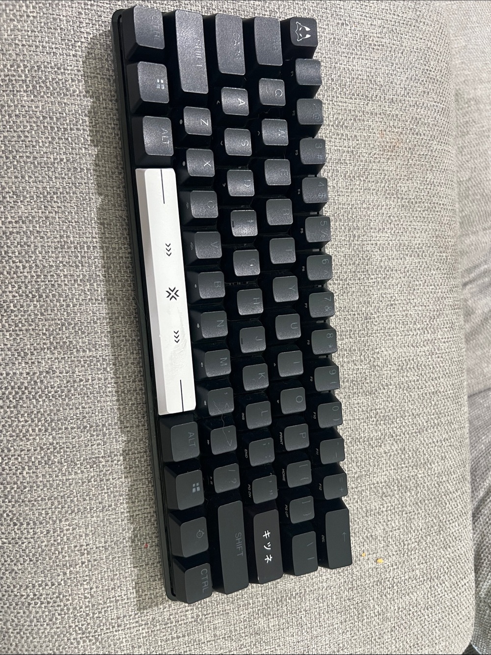 Apex 60% Black Mechanical Keyboard with Silver Spacebar
